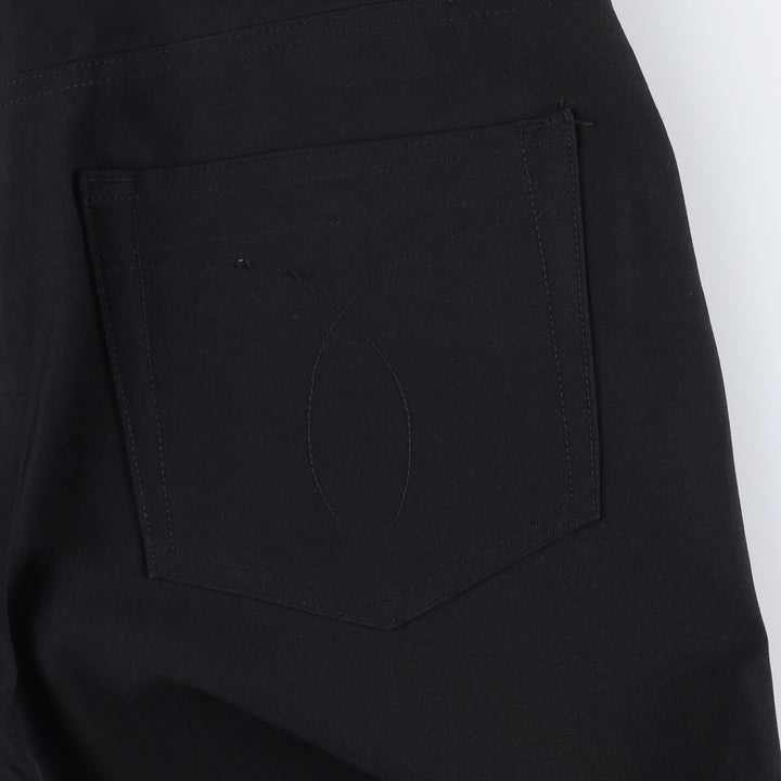 90s-00'S Calvin Klein Jeans Wide Leg Pants Men's Vintage Size W36 polyester black type Vintage Second Hand