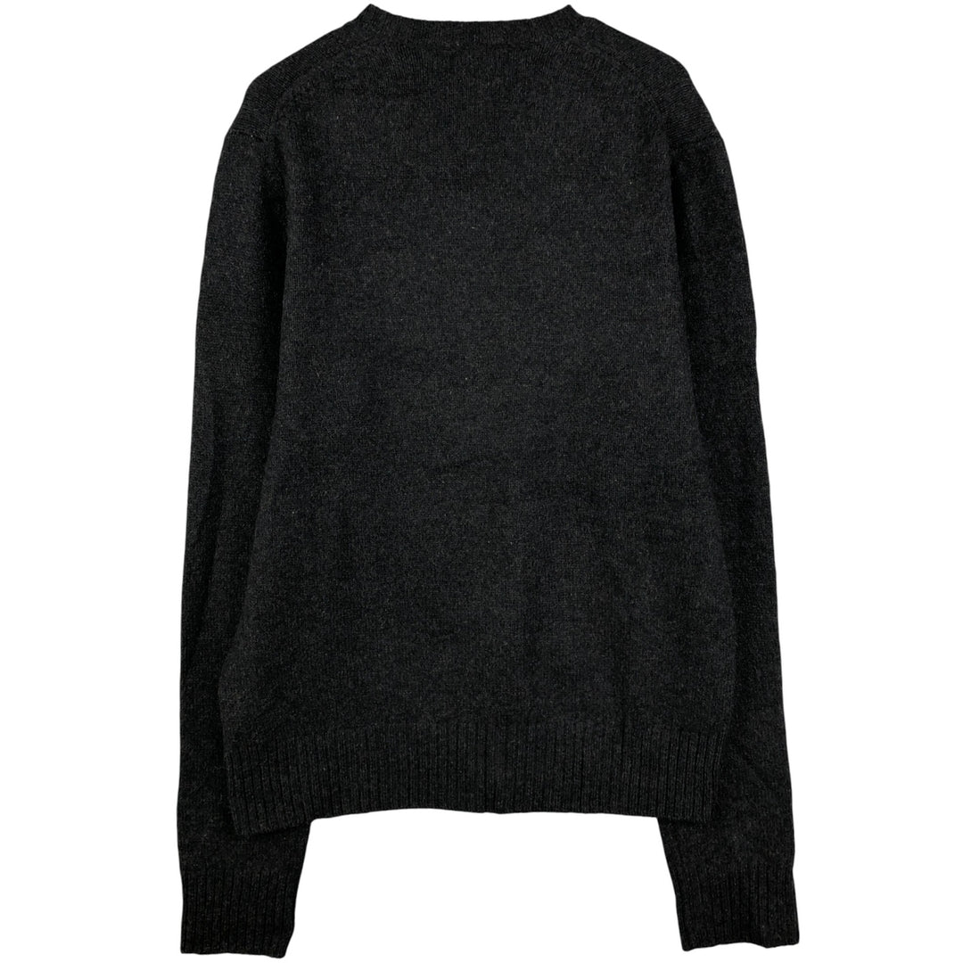 Banana Republic V-neck cashmere knit sweater, men's size M Cashmere black type Vintage Second Hand
