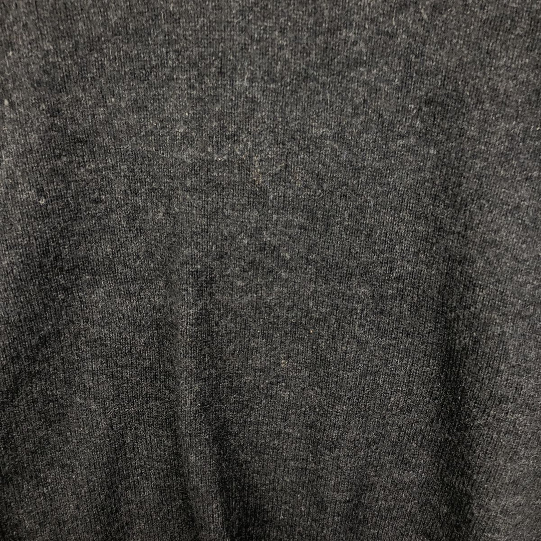 Banana Republic V-neck cashmere knit sweater, men's size M Cashmere black type Vintage Second Hand