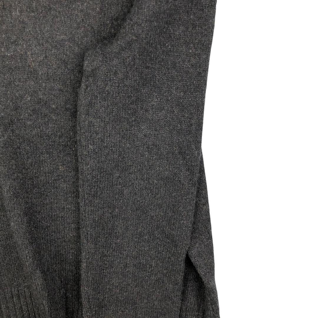 Banana Republic V-neck cashmere knit sweater, men's size M Cashmere black type Vintage Second Hand