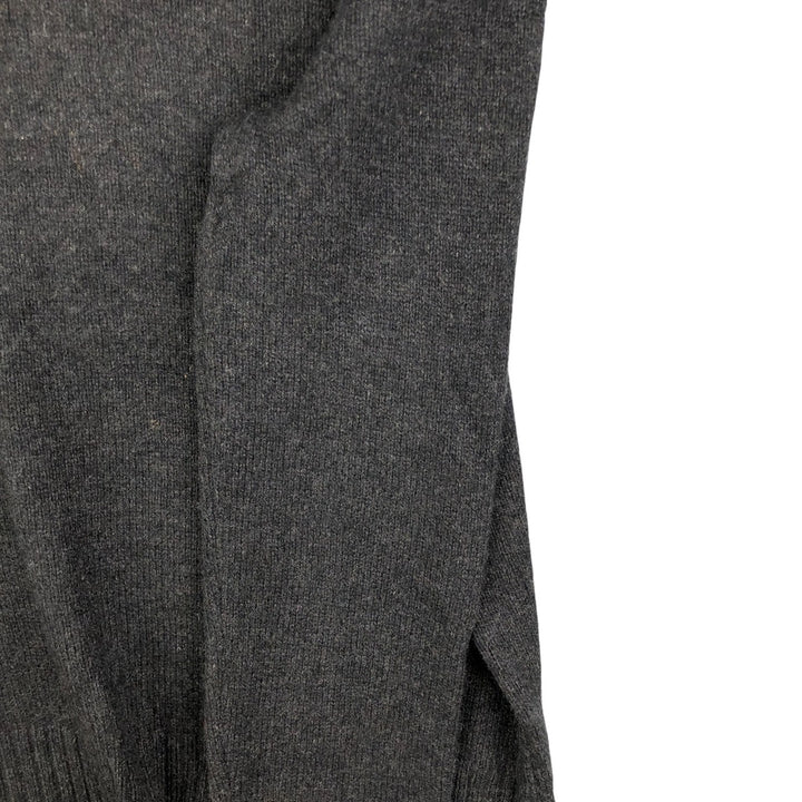 Banana Republic V-neck cashmere knit sweater, men's size M Cashmere black type Vintage Second Hand