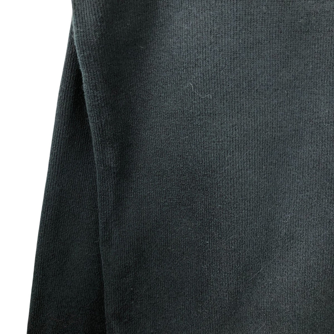 Ralph Lauren POLO by Ralph Lauren Half-Zip Sweatshirt, Men's XL cotton black type Vintage Second Hand