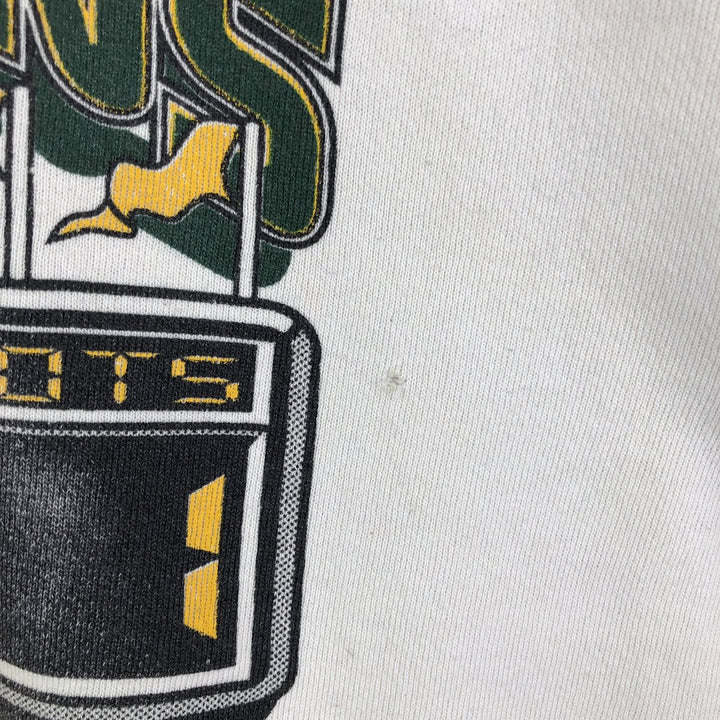 Vintage 90'S DELTA NFL Green Bay Packers Print Sweatshirt, Made in USA, Men's Size L cotton unbleached Vintage Second Hand