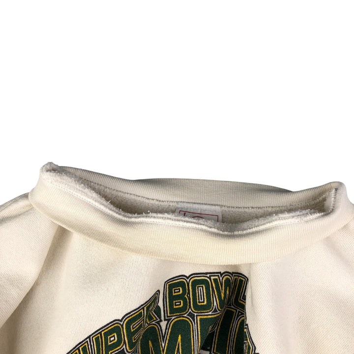 Vintage 90'S DELTA NFL Green Bay Packers Print Sweatshirt, Made in USA, Men's Size L cotton unbleached Vintage Second Hand