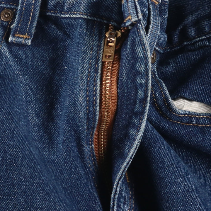 Carhartt Traditional Fit Tapered Denim Pants, Men's Size 36, Zipper Fly cotton navy blue type Vintage Second Hand