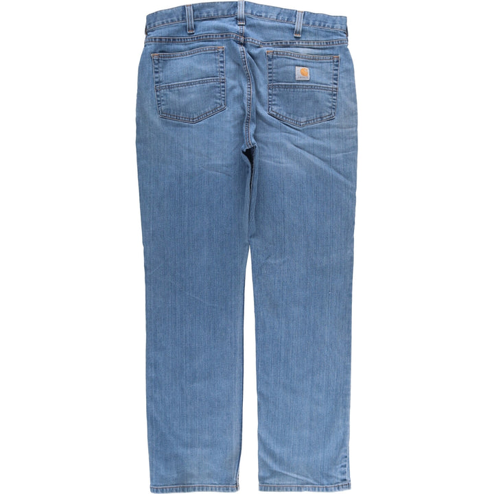 Carhartt Relaxed Fit Tapered Denim Pants for Men, W37 cotton blue type Vintage Second Hand