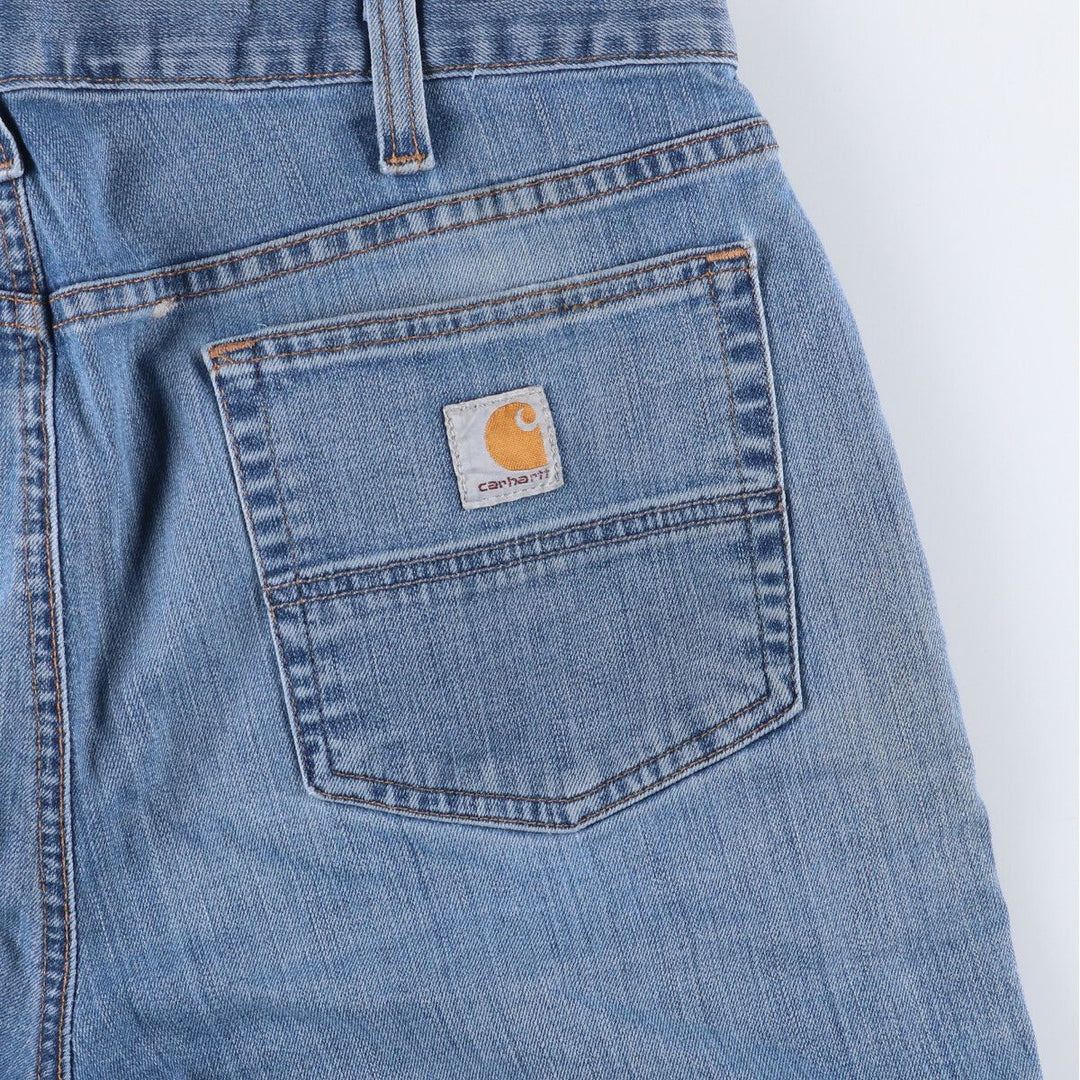 Carhartt Relaxed Fit Tapered Denim Pants for Men, W37 cotton blue type Vintage Second Hand