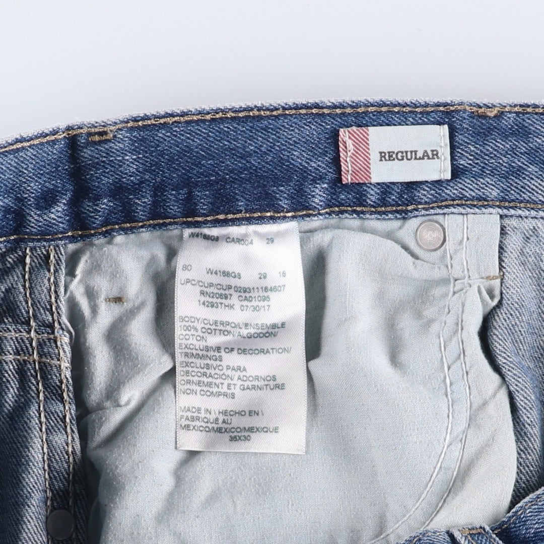 Dickies Regular Tapered Denim Pants, Men's, Size W37 cotton blue type Vintage Second Hand