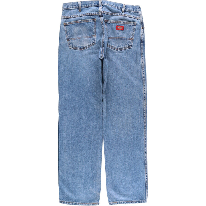 Dickies Straight Denim Pants for Men, W33 equivalent cotton blue type Vintage Second Hand