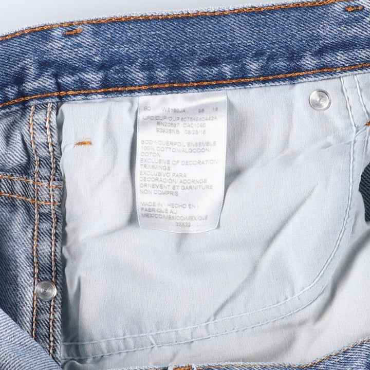 Dickies Straight Denim Pants for Men, W33 equivalent cotton blue type Vintage Second Hand
