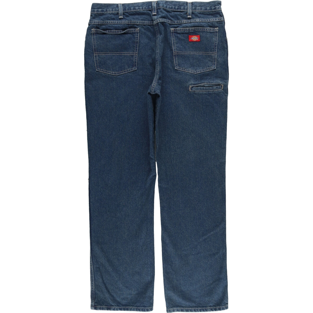 Dickies Regular Tapered Denim Pants, Men's, Size W37 cotton navy blue type Vintage Second Hand