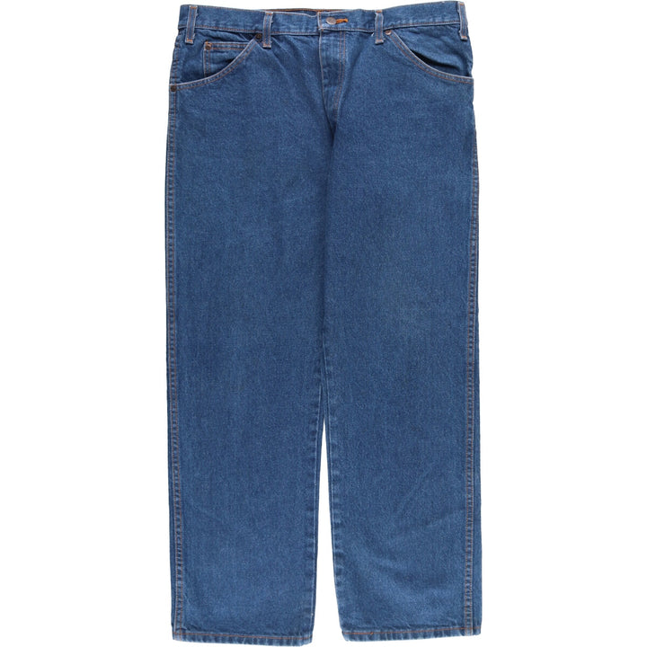 Dickies tapered denim pants for men, equivalent to W37 unclear navy blue type Vintage Second Hand