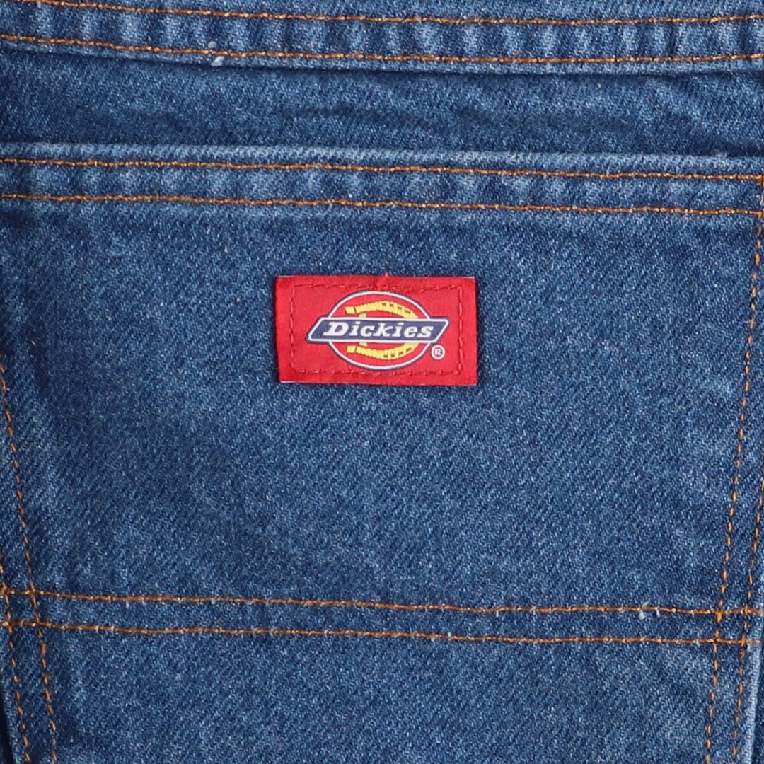 Dickies tapered denim pants for men, equivalent to W37 unclear navy blue type Vintage Second Hand
