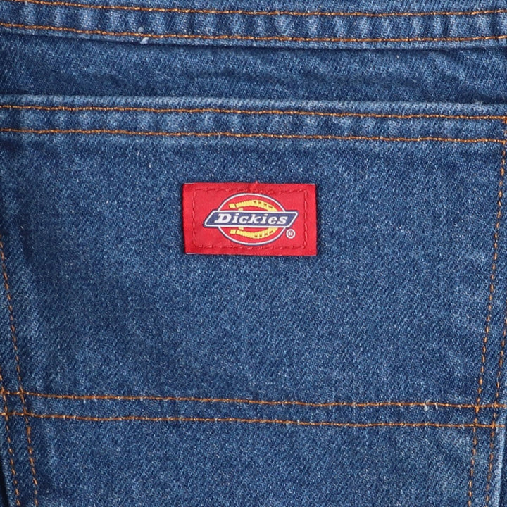 Dickies tapered denim pants for men, equivalent to W37 unclear navy blue type Vintage Second Hand