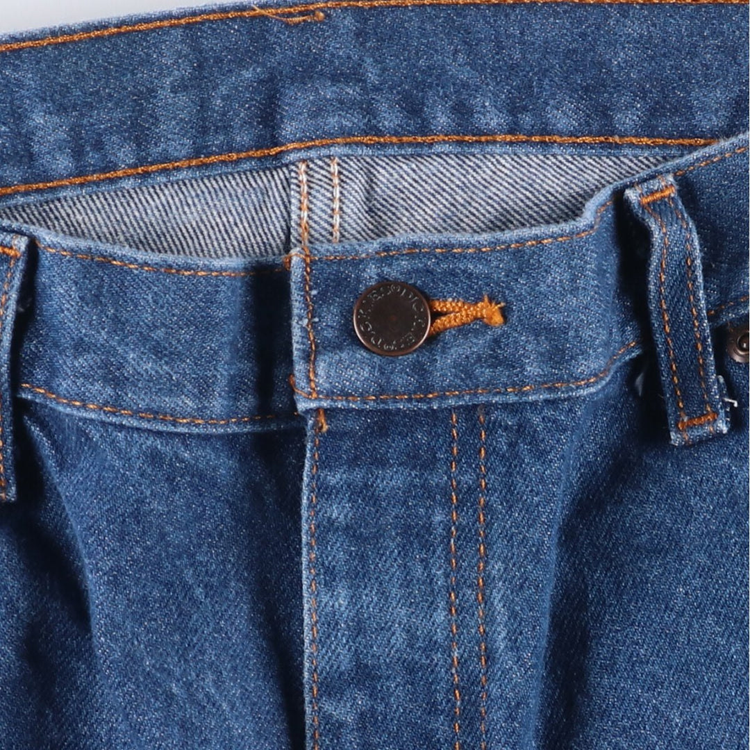 Dickies tapered denim pants for men, equivalent to W37 unclear navy blue type Vintage Second Hand