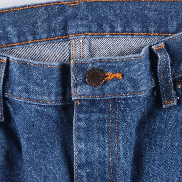 Dickies tapered denim pants for men, equivalent to W37 unclear navy blue type Vintage Second Hand