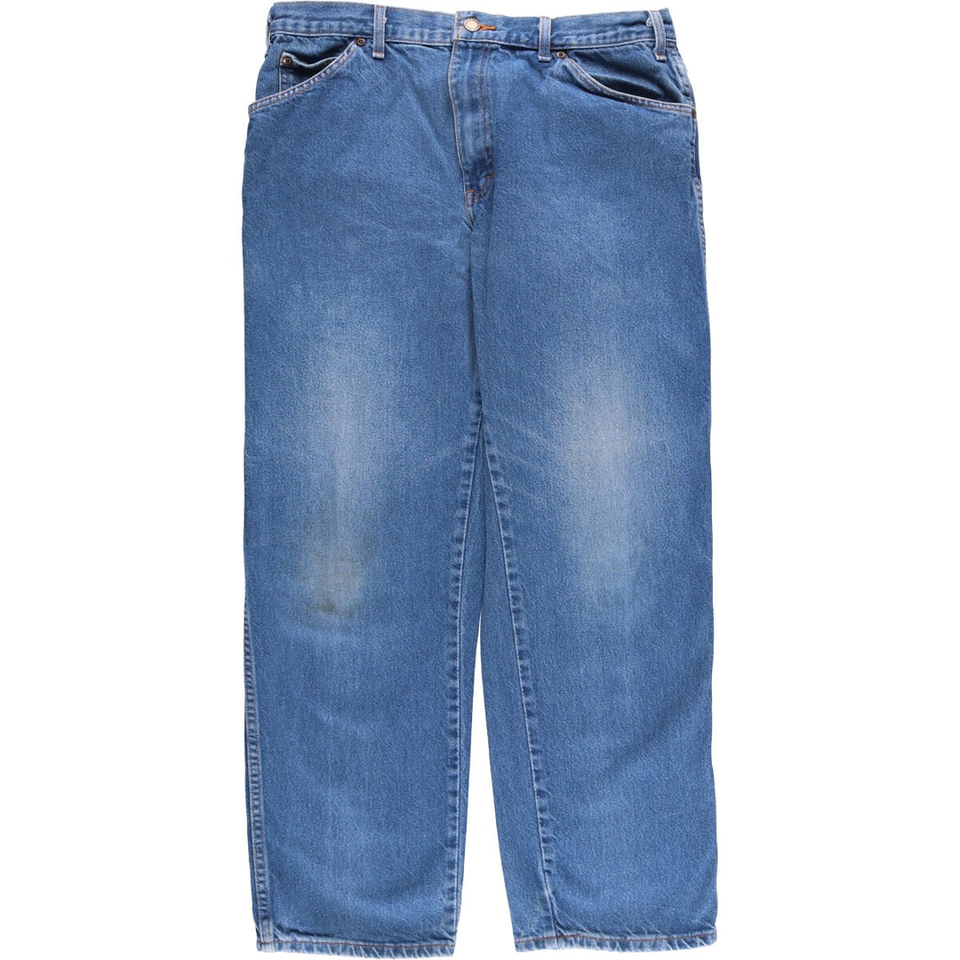 Dickies tapered denim pants for men, equivalent to W35 cotton blue type Vintage Second Hand