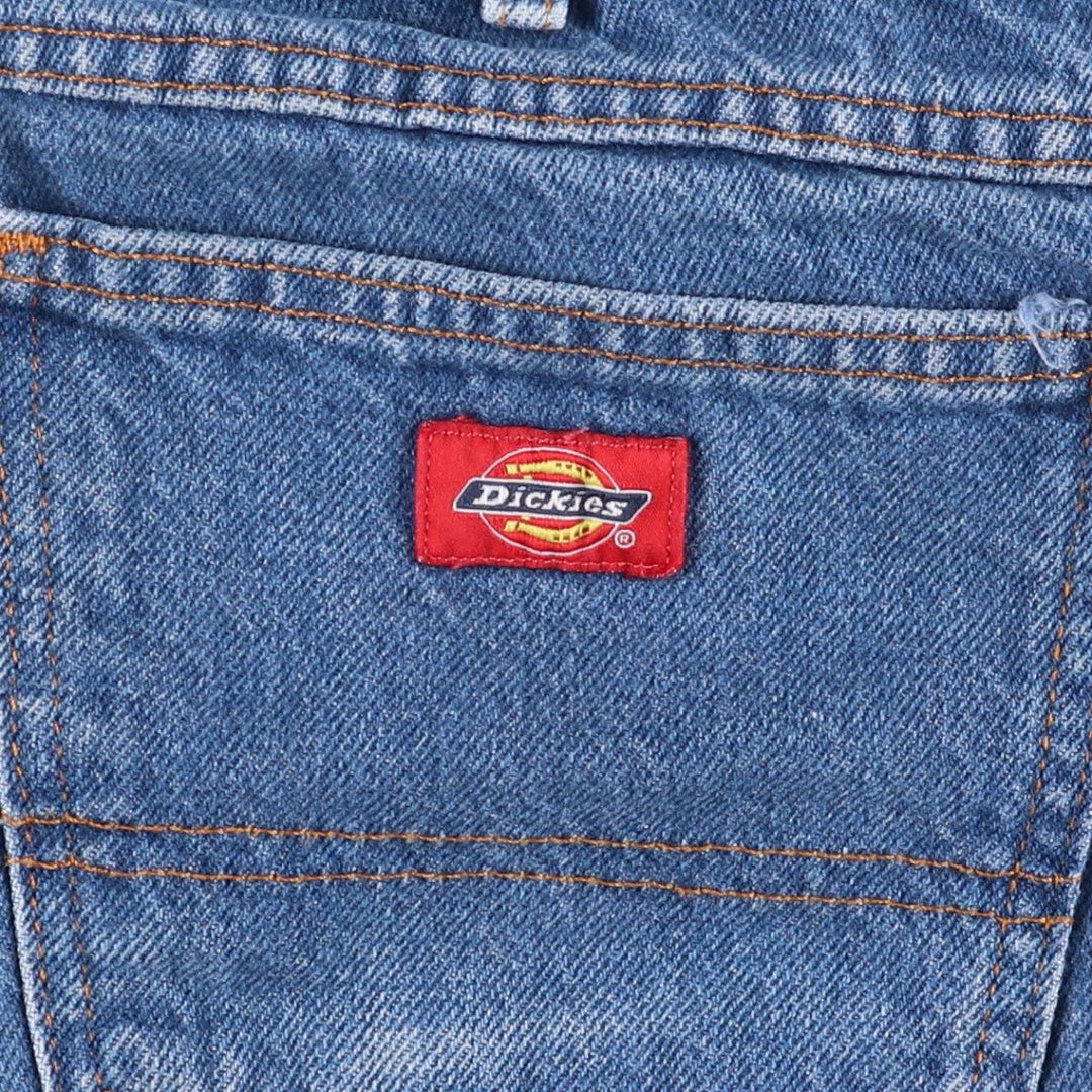 Dickies tapered denim pants for men, equivalent to W35 cotton blue type Vintage Second Hand