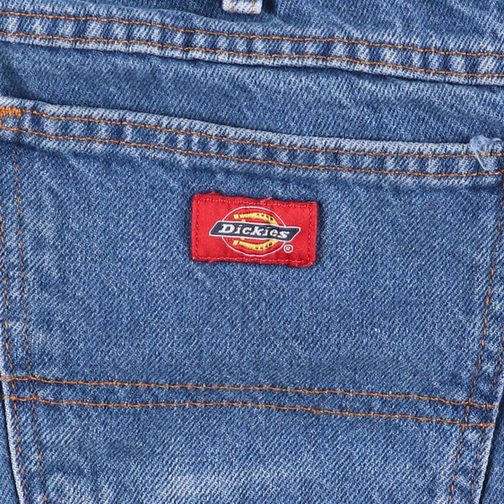 Dickies tapered denim pants for men, equivalent to W35 cotton blue type Vintage Second Hand