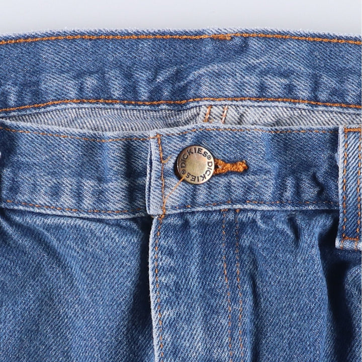 Dickies tapered denim pants for men, equivalent to W35 cotton blue type Vintage Second Hand