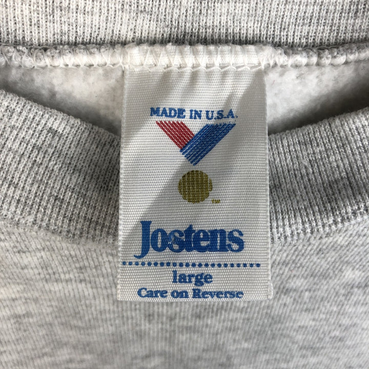 Vintage JOSTENS PENN STATE Pennsylvania State University college sweatshirt, made in the USA, size L, men's. cotton gray type Vintage Second Hand