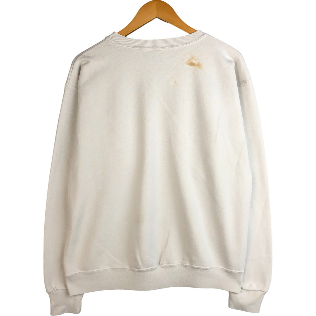 Vintage 90'S GALT SAND college sweatshirt, made in the USA, size L, men's cotton white type Vintage Second Hand