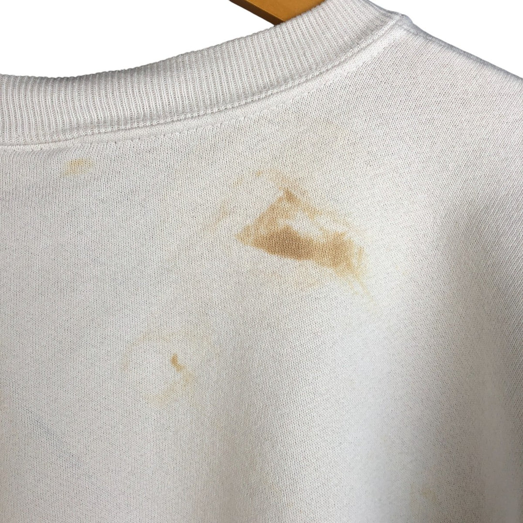 Vintage 90'S GALT SAND college sweatshirt, made in the USA, size L, men's cotton white type Vintage Second Hand