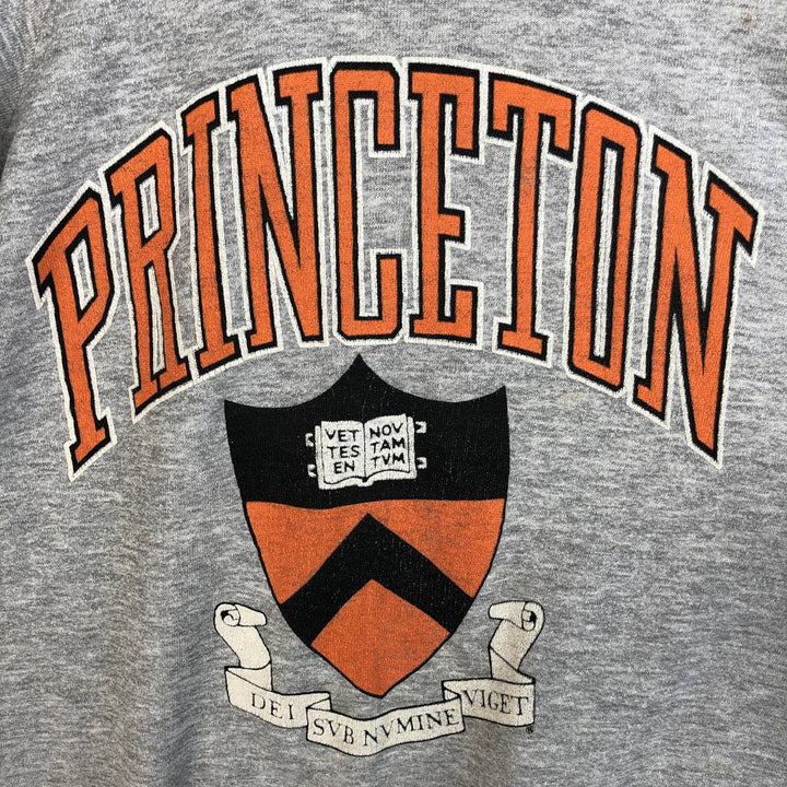 90'S Screen Stars Princeton University Triple Print College Sweatshirt, Made in USA, Men's Size XL cotton gray type Vintage Second Hand