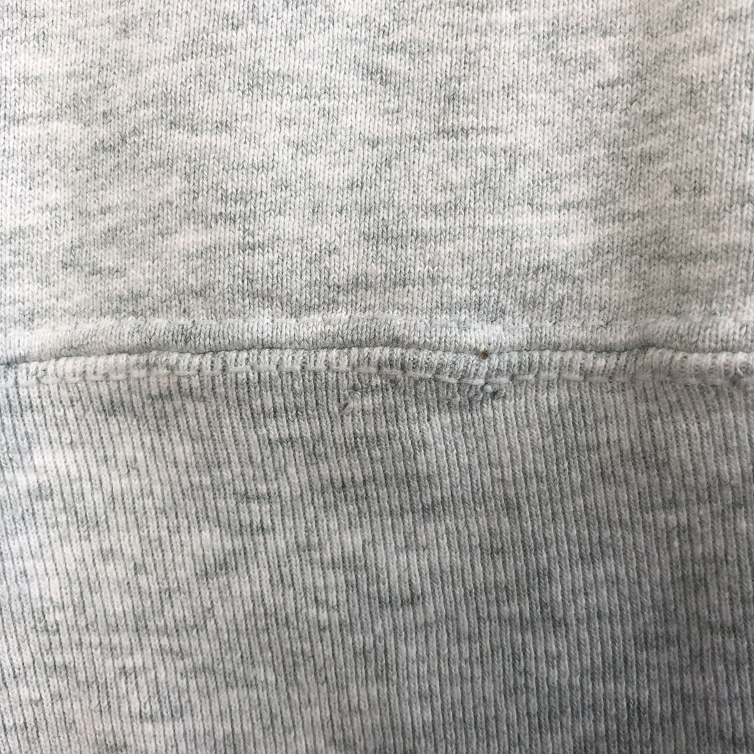90'S Fruit of the Loom College Sweatshirt, Made in USA, Men's Size L, Vintage cotton gray type Vintage Second Hand