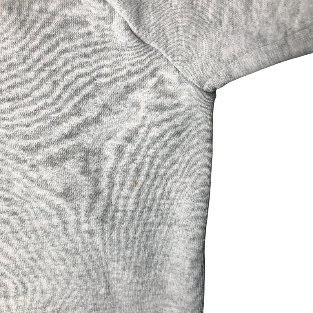 1990'S Fruit of the Loom University of Wisconsin College Character Sweatshirt, Made in USA, Men's Size L cotton gray type Vintage Second Hand