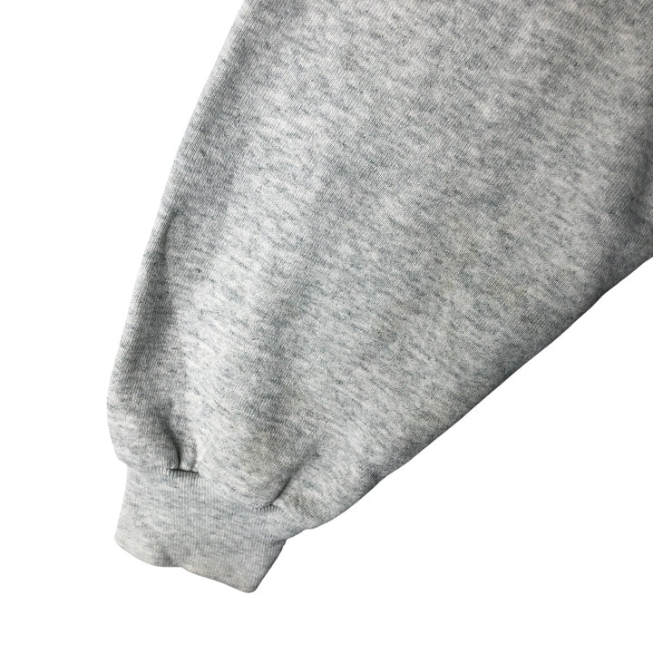 1990'S Fruit of the Loom University of Wisconsin College Character Sweatshirt, Made in USA, Men's Size L cotton gray type Vintage Second Hand