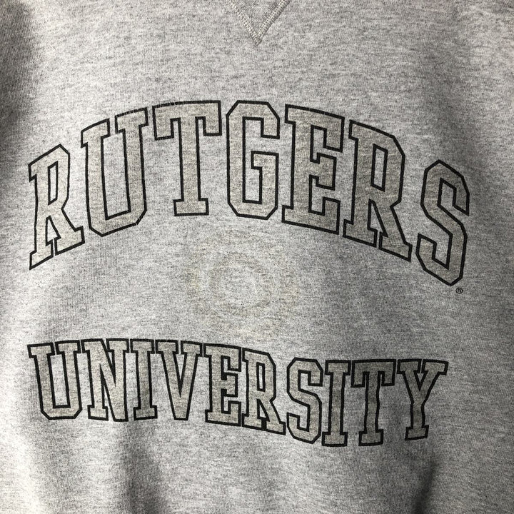 Vintage 90'S SOFFE SUPER SWEATS college sweatshirt, made in the USA, size L, men's cotton gray type Vintage Second Hand