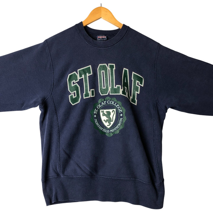 Jansport Vintage College Sweatshirt, Made in USA, Men's Size XL unclear navy blue type Vintage Second Hand