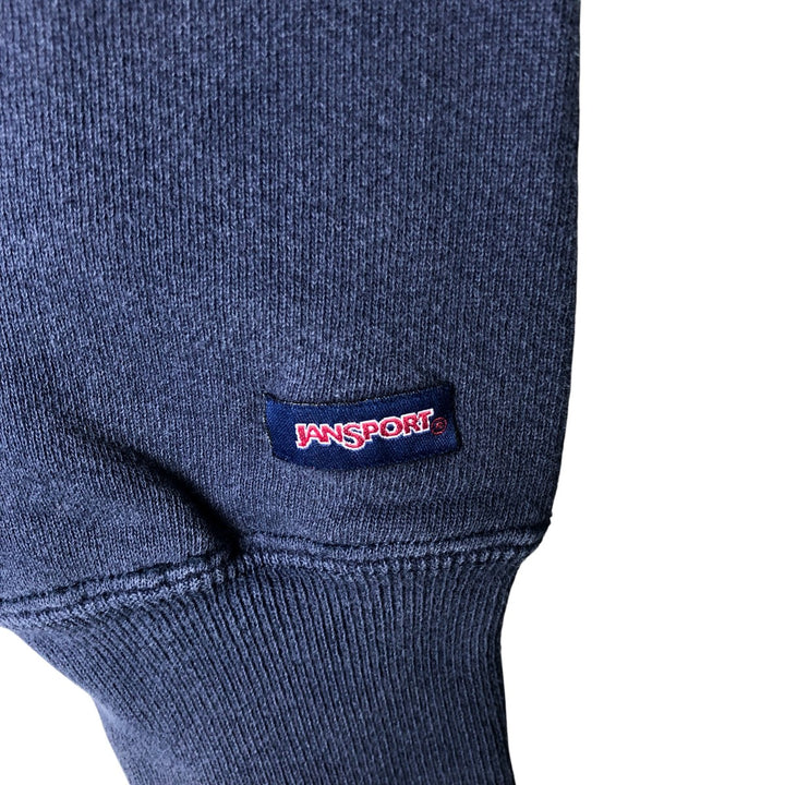 Jansport Vintage College Sweatshirt, Made in USA, Men's Size XL unclear navy blue type Vintage Second Hand