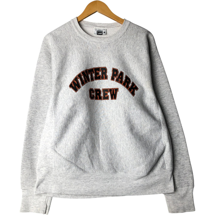 Vintage 90'S Lee printed sweatshirt, made in USA, size L for men cotton gray type Vintage Second Hand