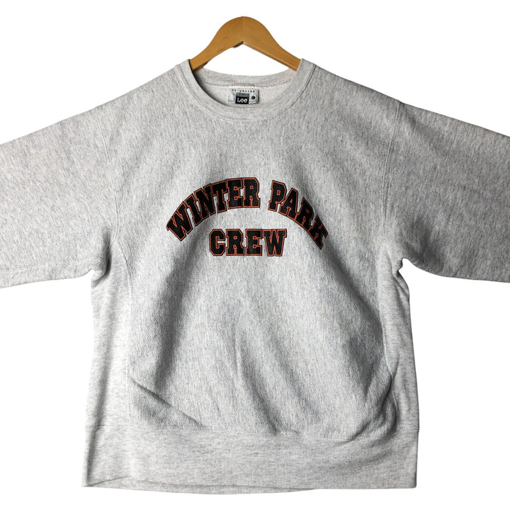 Vintage 90'S Lee printed sweatshirt, made in USA, size L for men cotton gray type Vintage Second Hand