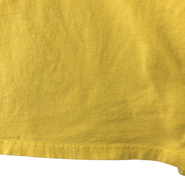 Ralph Lauren POLO by Ralph Lauren CUSTOM FIT long sleeve rugby shirt, men's size L cotton yellow type Vintage Second Hand