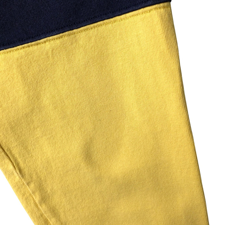 Ralph Lauren POLO by Ralph Lauren CUSTOM FIT long sleeve rugby shirt, men's size L cotton yellow type Vintage Second Hand