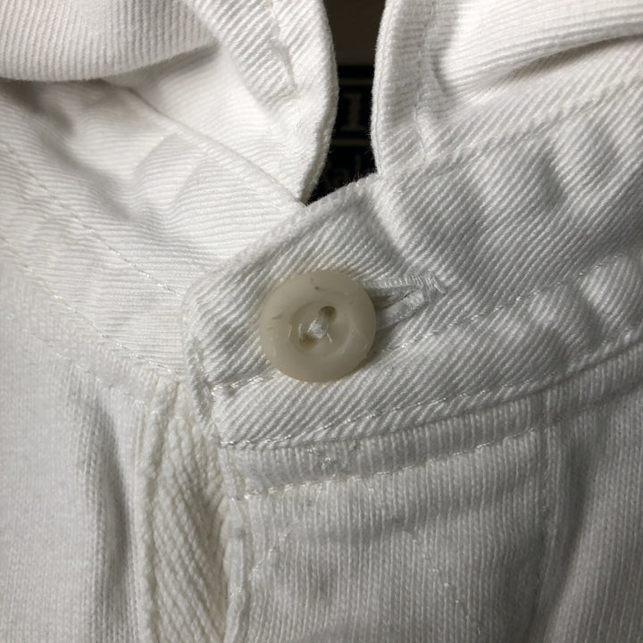 Ralph Lauren POLO by Ralph Lauren long sleeve rugby shirt, men's size L cotton white type Vintage Second Hand