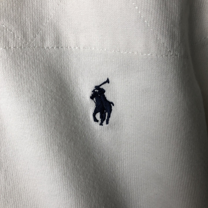 Ralph Lauren POLO by Ralph Lauren long sleeve rugby shirt, men's size L cotton white type Vintage Second Hand