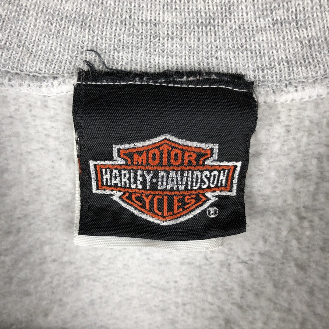 Hanes Harley-Davidson Advertising Sweatshirt, Men's Size L cotton gray type Vintage Second Hand
