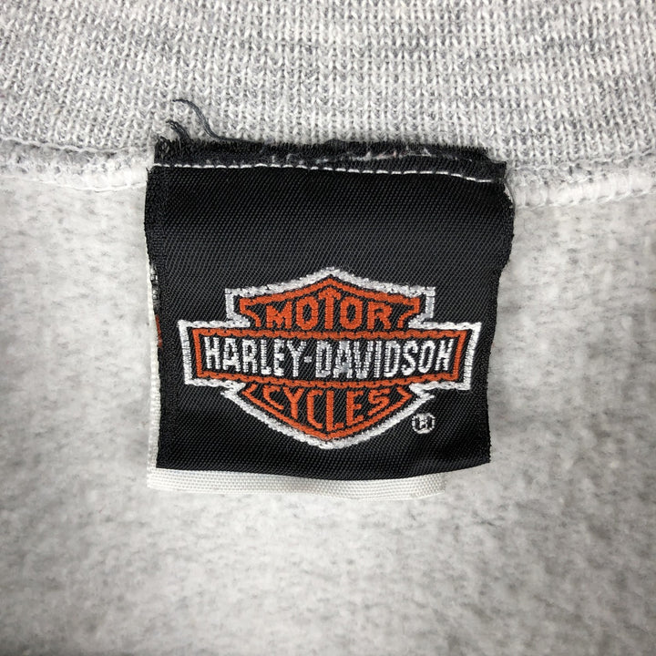 Hanes Harley-Davidson Advertising Sweatshirt, Men's Size L cotton gray type Vintage Second Hand