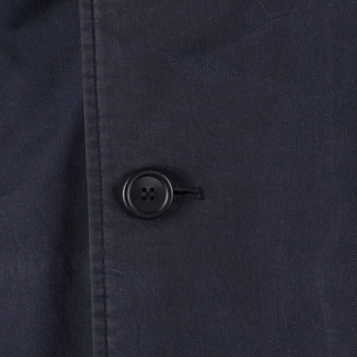 Burberry trench coat, made in England, size M cotton navy blue type Vintage Second Hand