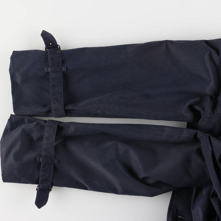 Burberry trench coat, made in England, size M cotton navy blue type Vintage Second Hand