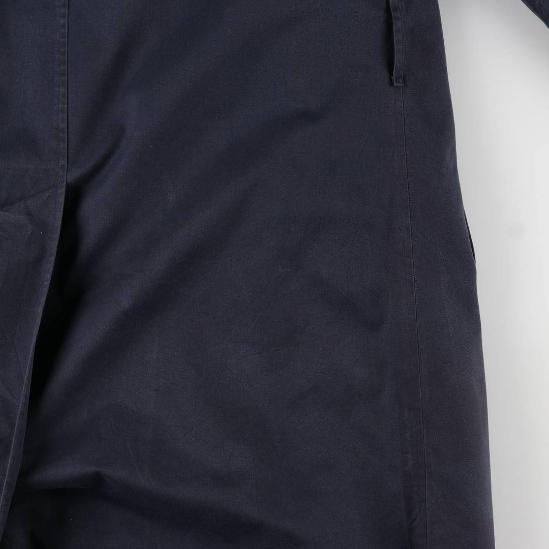 Burberry trench coat, made in England, size M cotton navy blue type Vintage Second Hand