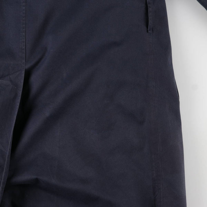 Burberry trench coat, made in England, size M cotton navy blue type Vintage Second Hand