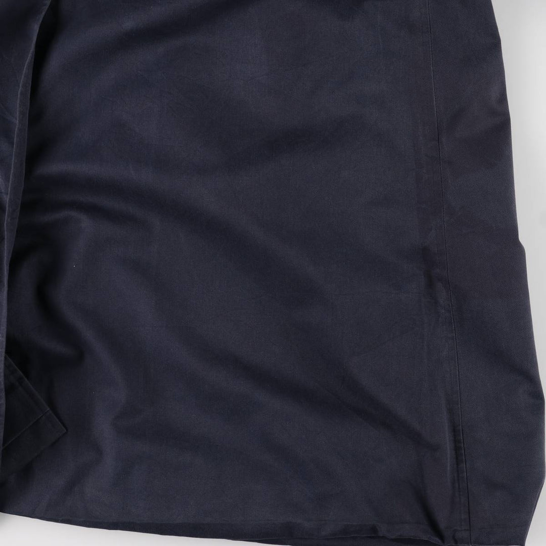 Burberry trench coat, made in England, size M cotton navy blue type Vintage Second Hand