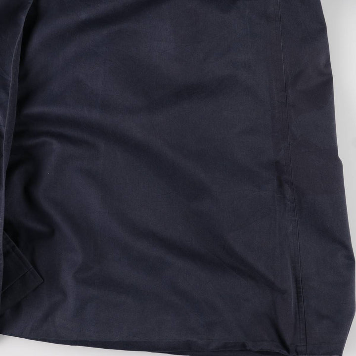 Burberry trench coat, made in England, size M cotton navy blue type Vintage Second Hand