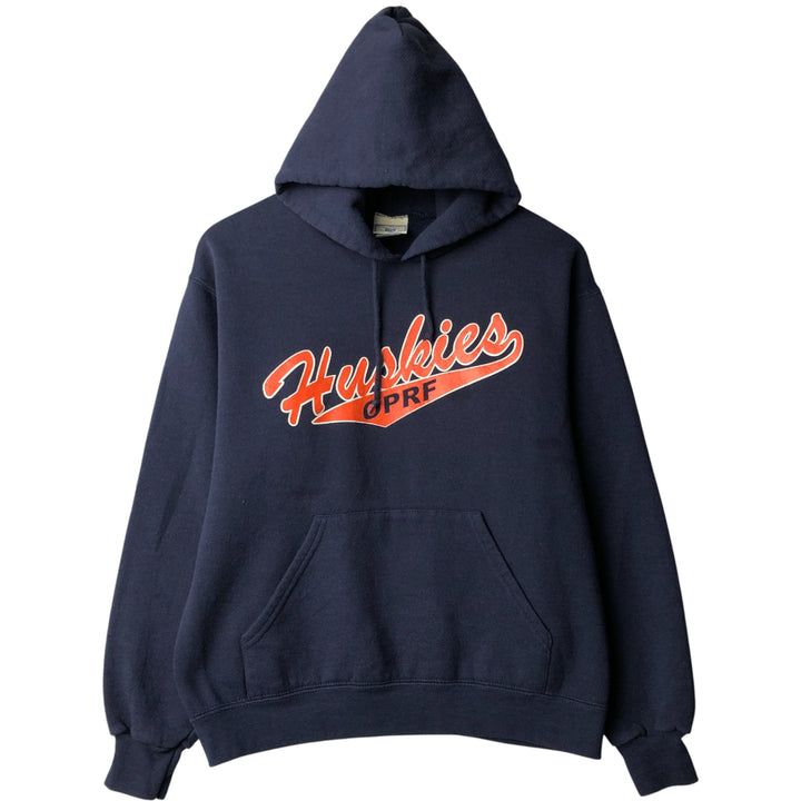 2000'S Lee Sweatshirt Pullover Hoodie, Men's Size Small cotton navy blue type Vintage Second Hand