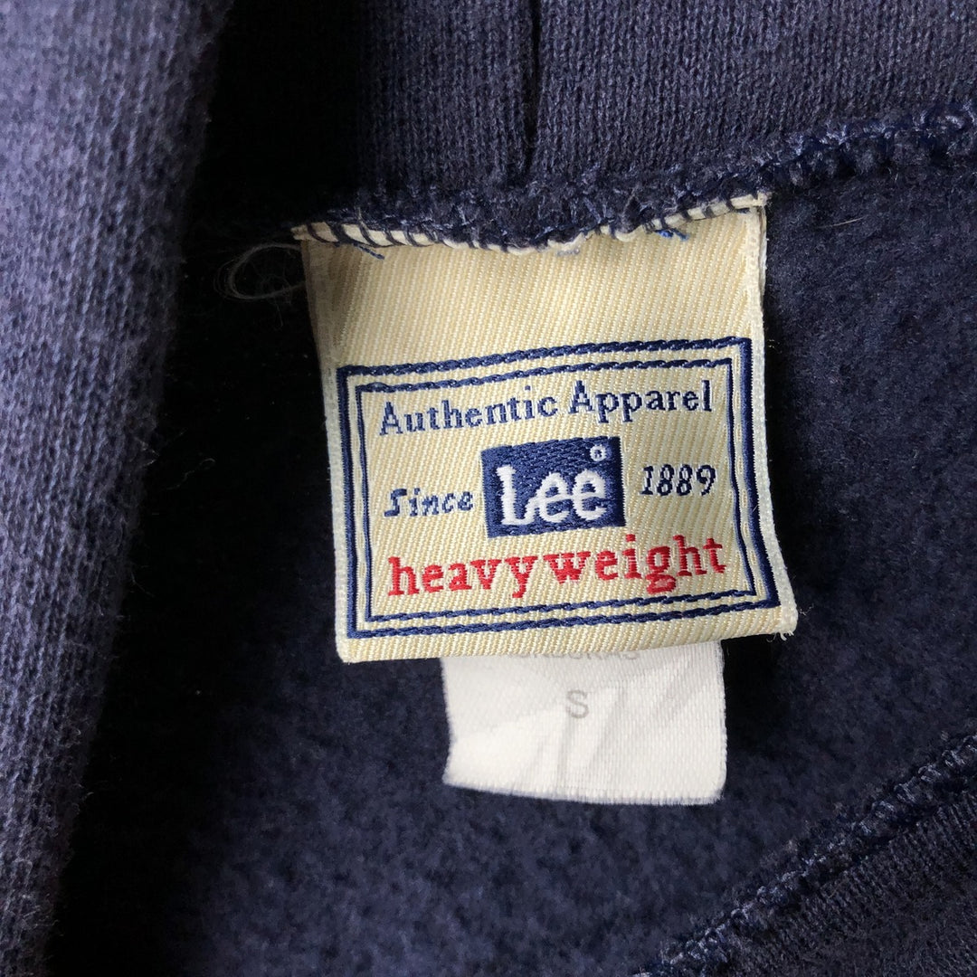 2000'S Lee Sweatshirt Pullover Hoodie, Men's Size Small cotton navy blue type Vintage Second Hand